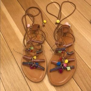 Pom Pom Sandals